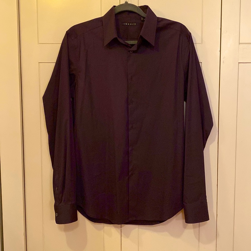 Theory Cotton Button Down Shirt